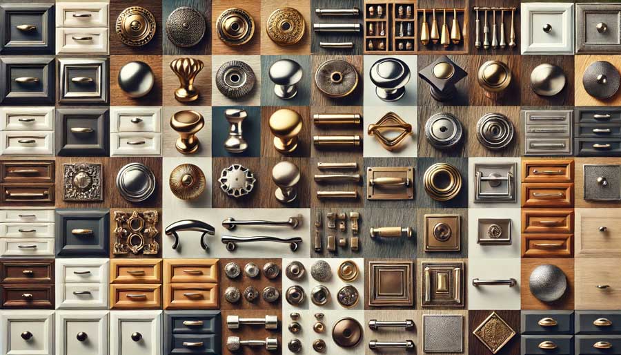 Cabinet knobs and handles