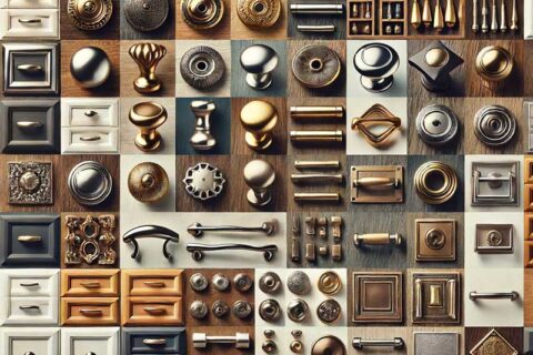 Cabinet knobs and handles